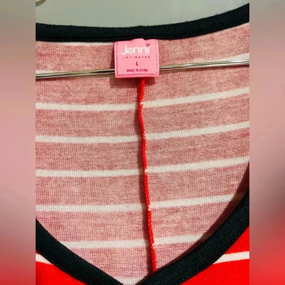 Jenni Soft Printed One Piece Pajamas (L NEW NO TAGS - Picture 6 of 7